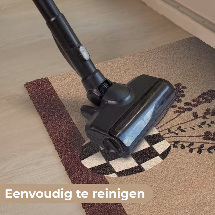 Minimalistisch - Vaas - Bloemen - Bruin Deurmat klein -reinigen_NL