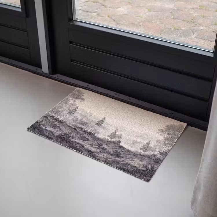 Mistig - Berglandschap - Illustratie Deurmat klein -sfeer2