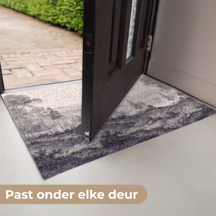 Mistig - Berglandschap - Illustratie Deurmat klein -USP_NL