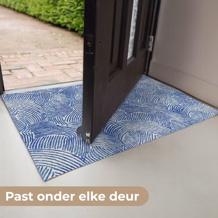 Modern - Abstract - Blauw Deurmat klein 898 -USP_NL