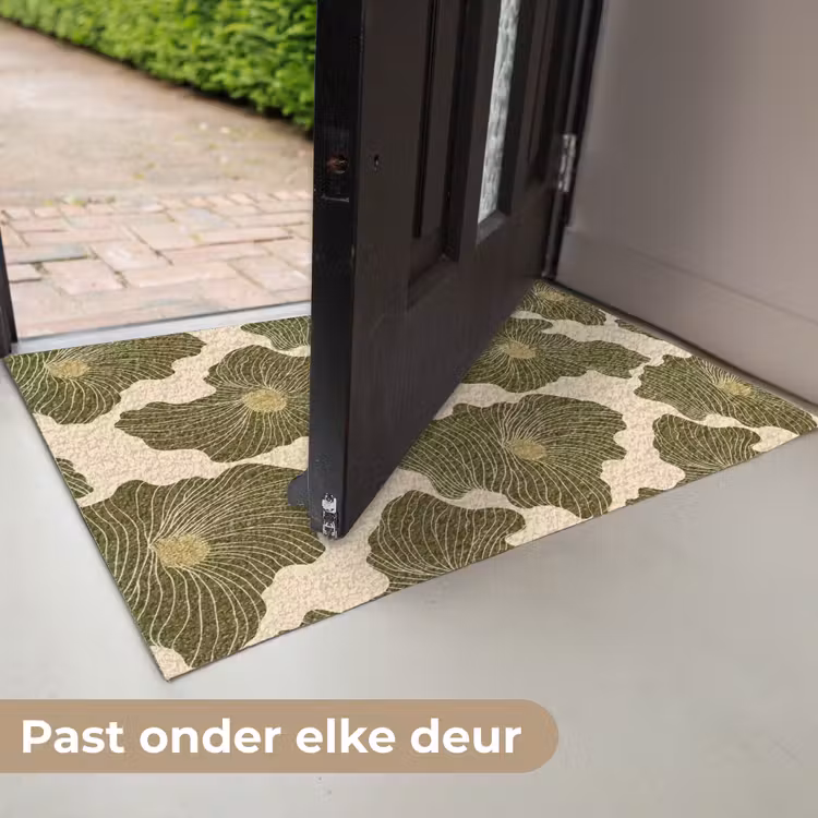 Modern - Abstract - Groen Deurmat klein 898 -USP_NL
