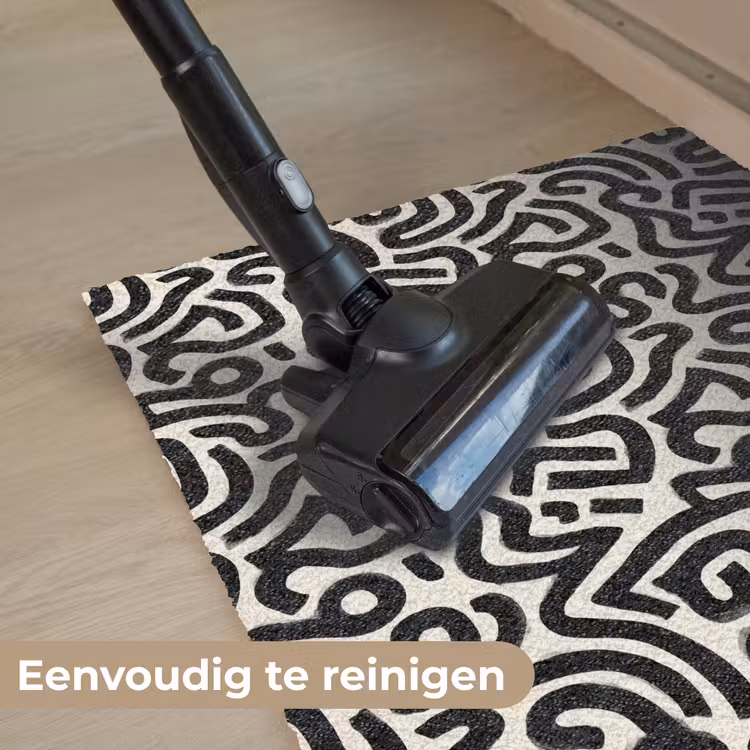 Modern - Abstract - Zwart Deurmat klein 898 -reinigen_NL