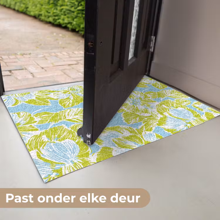 Modern - Bloemen - Groen Deurmat klein 898 -USP_NL