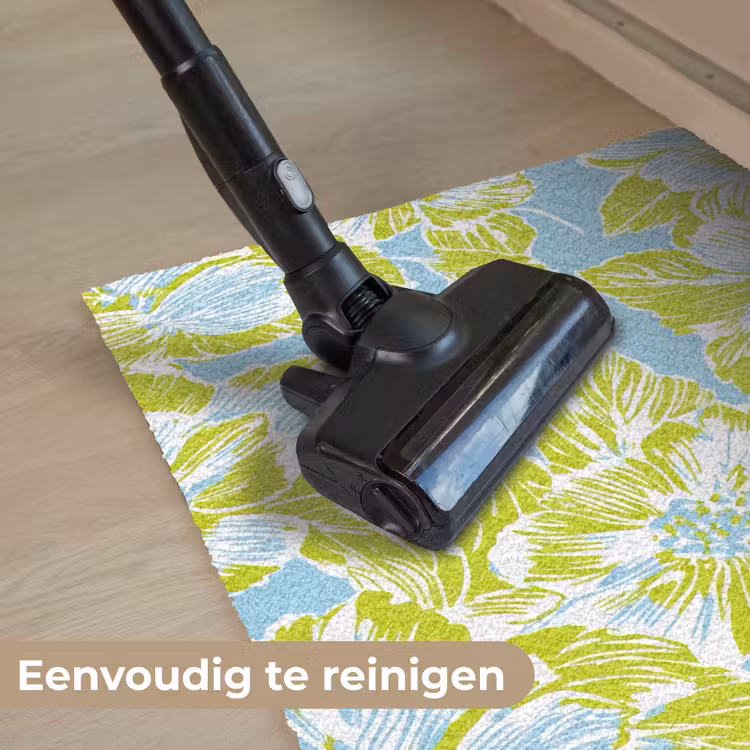 Modern - Bloemen - Groen Deurmat klein 898 -reinigen_NL