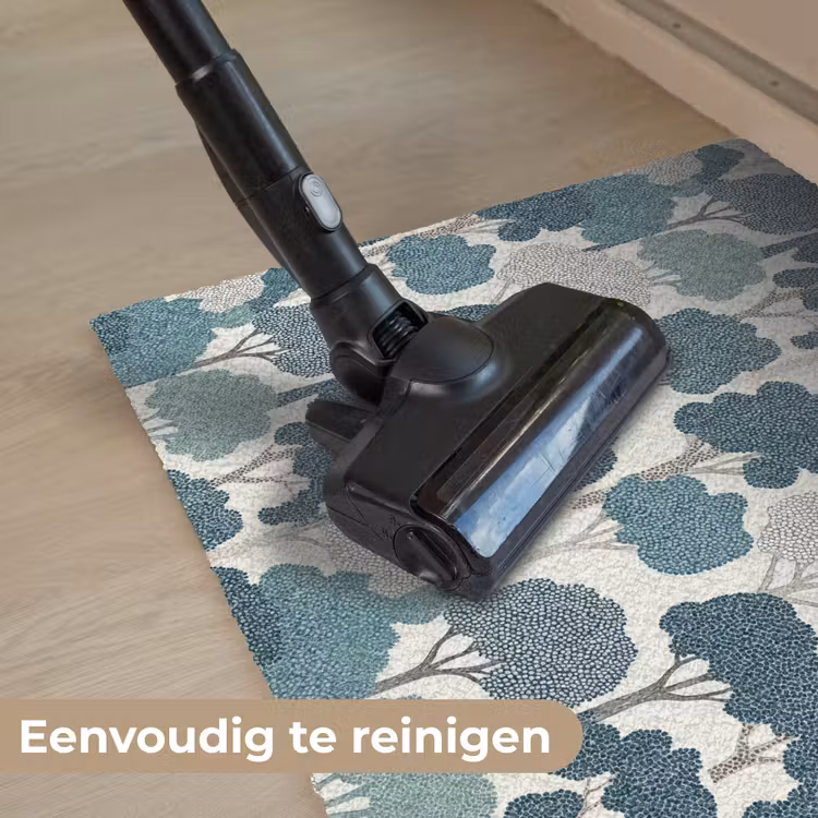 Modern - Bomen - Bos - Patroon - Blauw Deurmat klein 898 -reinigen_NL