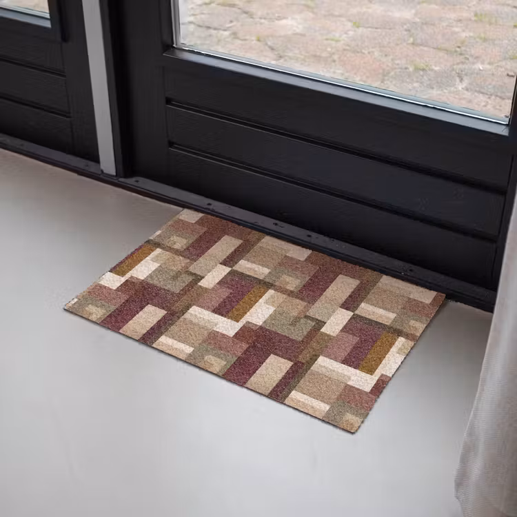Modern - Geometrie - Kleurrijk Deurmat klein 898 -sfeer2