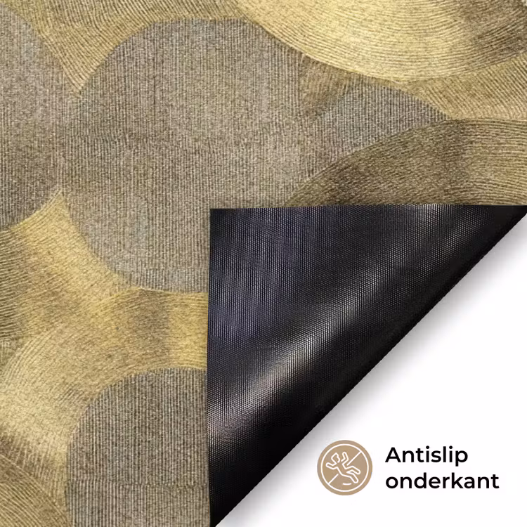 Modern - Geometrisch - Goud Deurmat klein 898 -antislip_NL