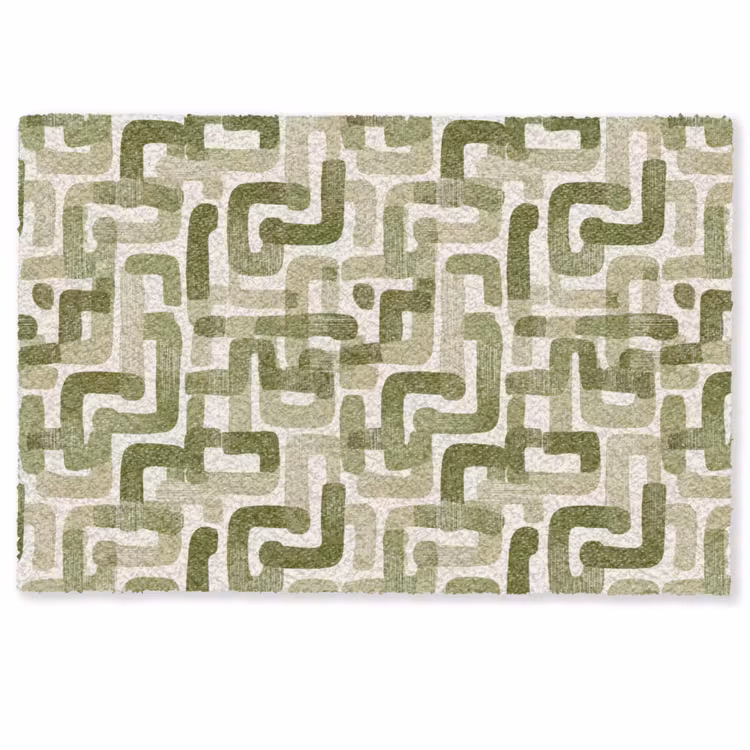 Modern - Grafisch - Groen Deurmat klein 898 -zkaufland3d