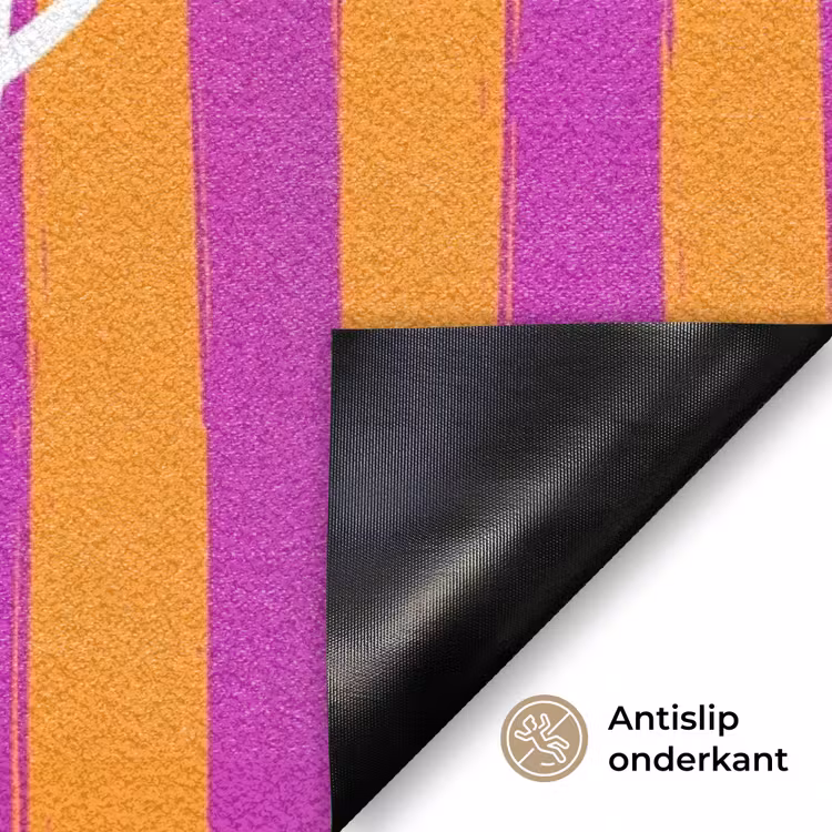 Modern - Hello - Oranje Deurmat klein -antislip_NL