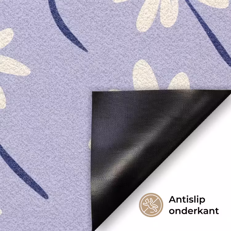 Modern - Madelief - Paars Deurmat klein 898 -antislip_NL