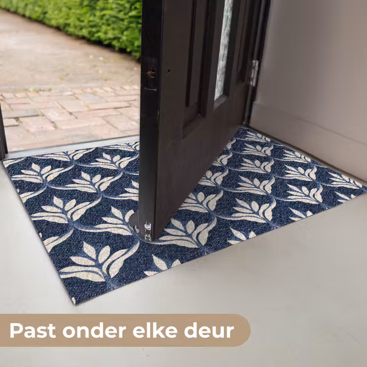 Modern - Ontwerp - Blauw Deurmat klein 898 -USP_NL
