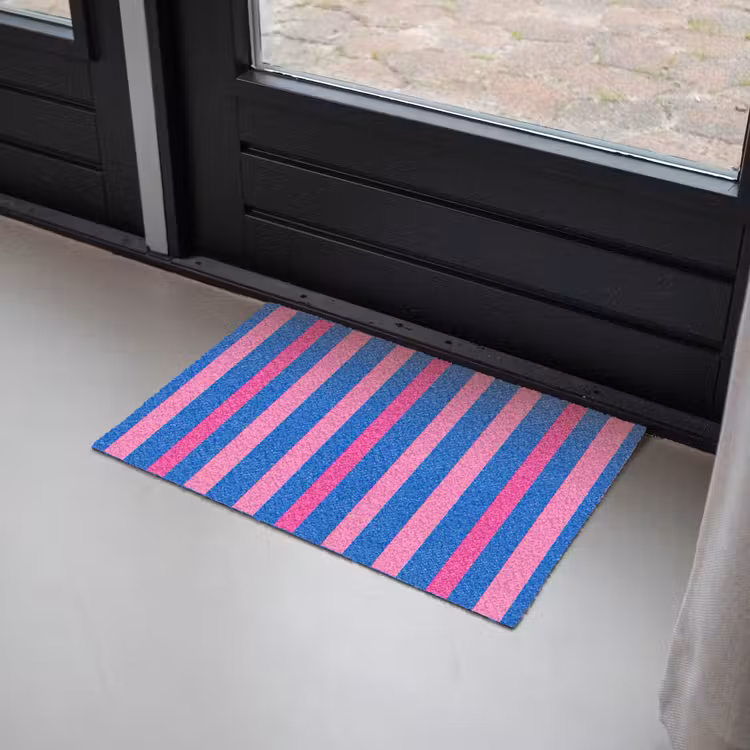 Modern - Optisch - Roze Deurmat klein 898 -sfeer2