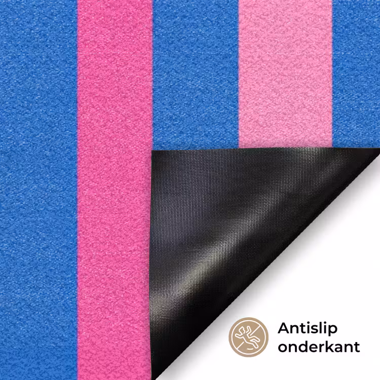 Modern - Optisch - Roze Deurmat klein 898 -antislip_NL