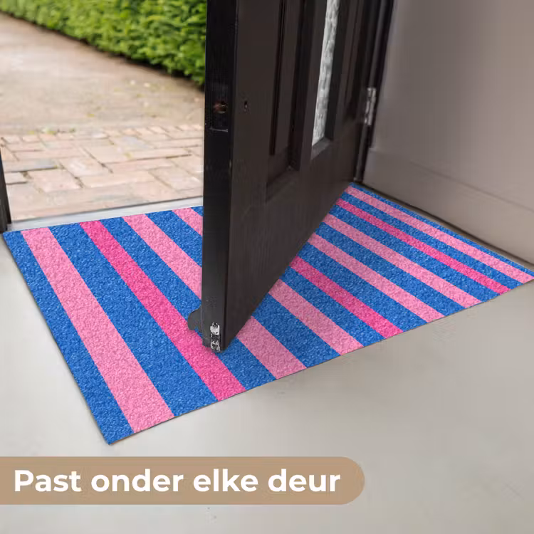 Modern - Optisch - Roze Deurmat klein 898 -USP_NL