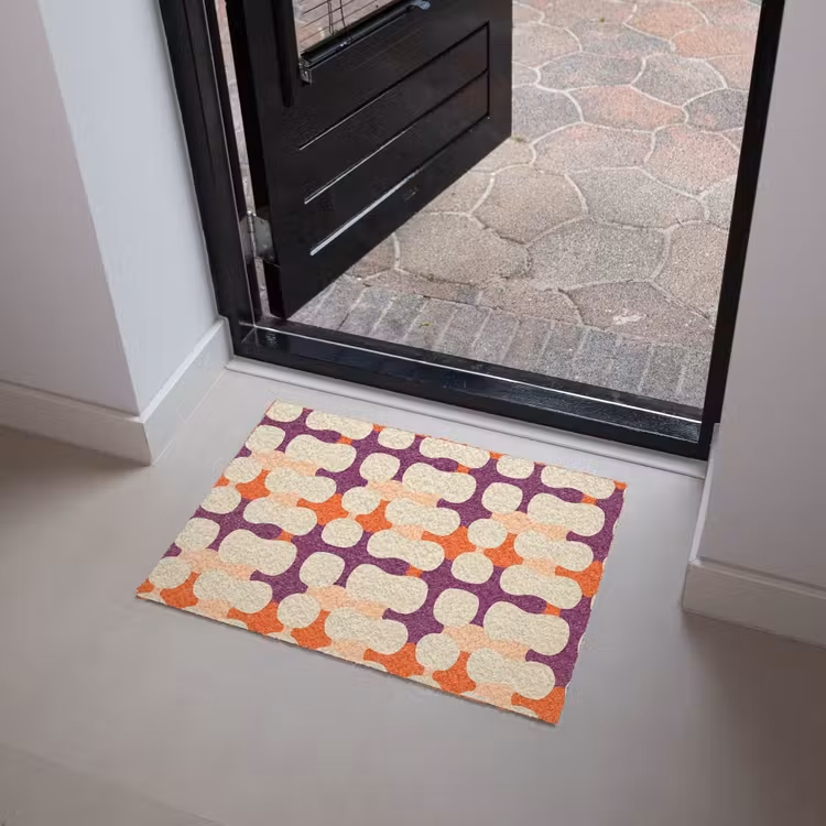 Modern - Patroon - Kleurrijk Deurmat klein 898 -sfeer5