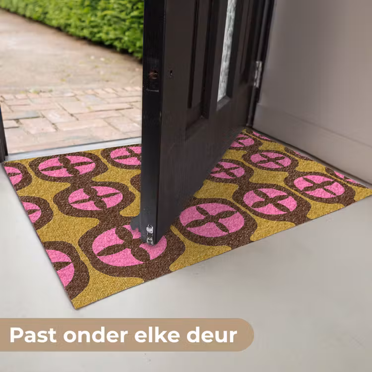 Modern - Patroon - Roze Deurmat klein 898 -USP_NL