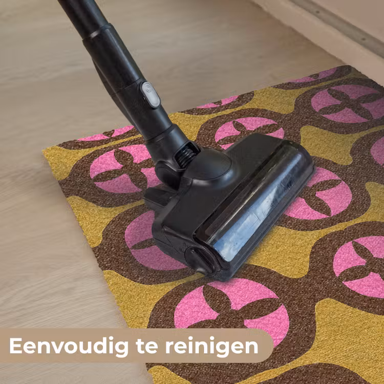 Modern - Patroon - Roze Deurmat klein 898 -reinigen_NL