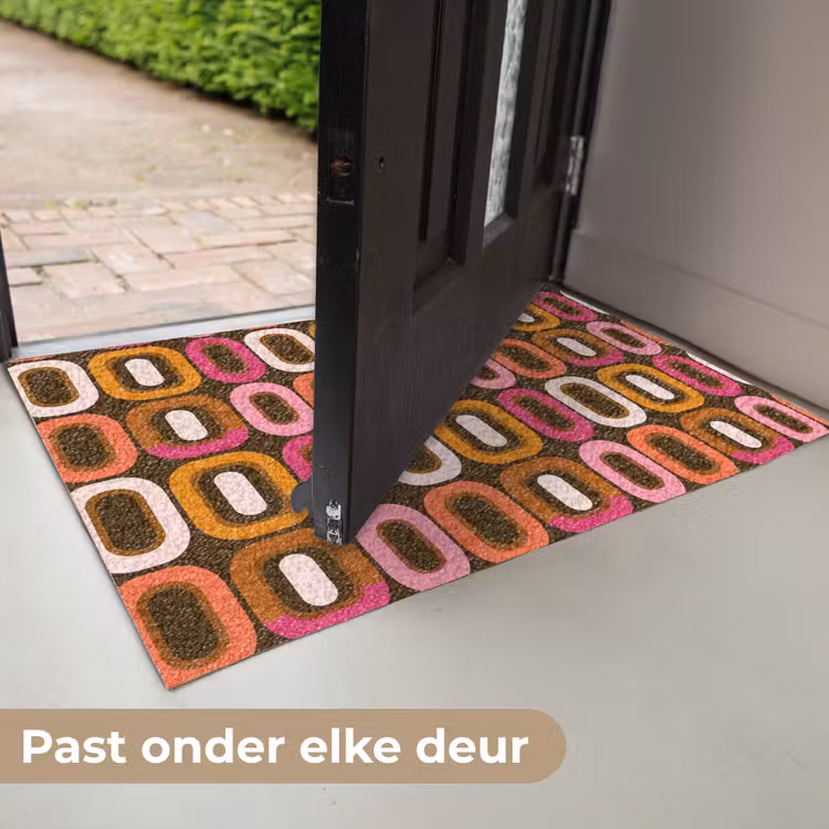 Modern - Retro - Kleurrijk Deurmat klein 898 -USP_NL