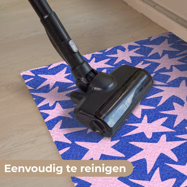 Modern - Sterren - Blauw Deurmat klein 898 -reinigen_NL