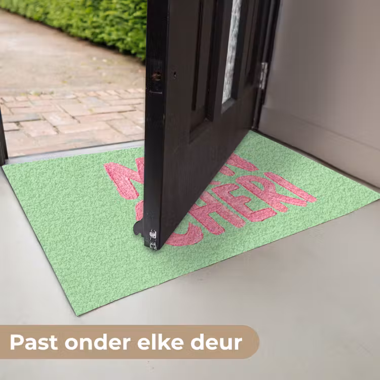 Mon cheri - Groen - Roze Deurmat klein -USP_NL