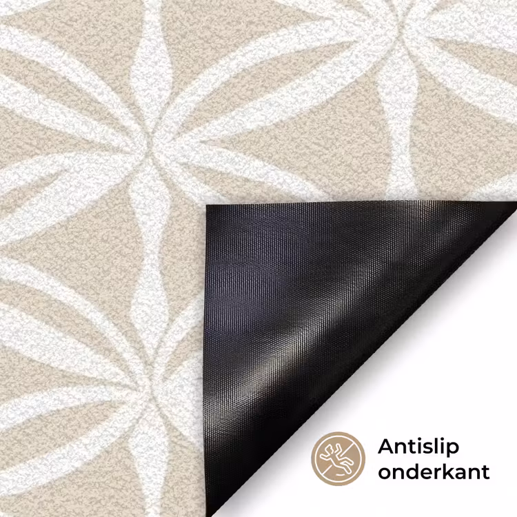 Motief - Modern - Beige Deurmat klein 898 -antislip_NL