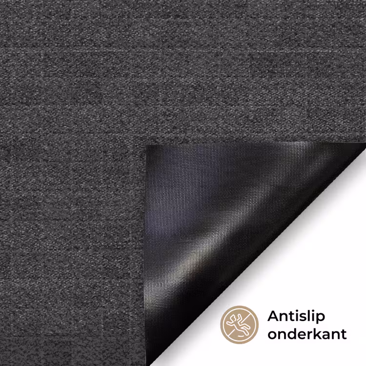 Mozaïek - Patroon - Antraciet - Zwart Deurmat klein 898 -antislip_NL