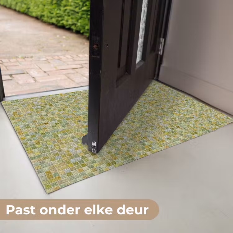 Mozaïek - Patroon - Groen Deurmat klein 898 -USP_NL