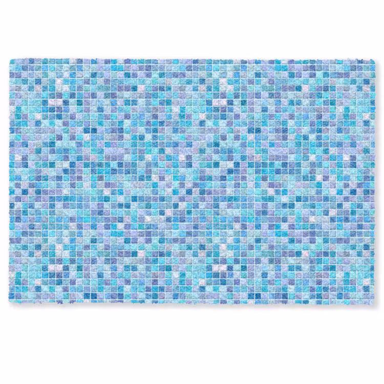 Mozaïek - Patroon - Turquoise Deurmat klein 898 -zkaufland3d