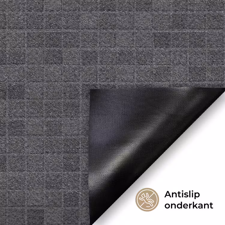 Mozaïek - Patroon - Zwart Deurmat klein 898 -antislip_NL
