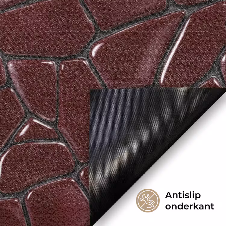 Mozaïek - Tegel - Bordeauxrood Deurmat klein 898 -antislip_NL