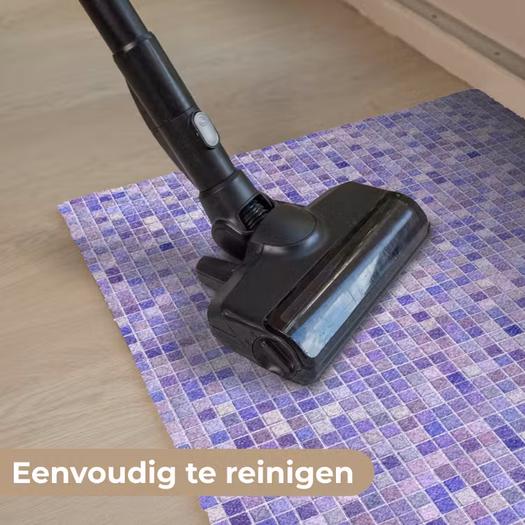 Mozaïek - Tegels - Lila - Amethist Deurmat klein 898 -reinigen_NL