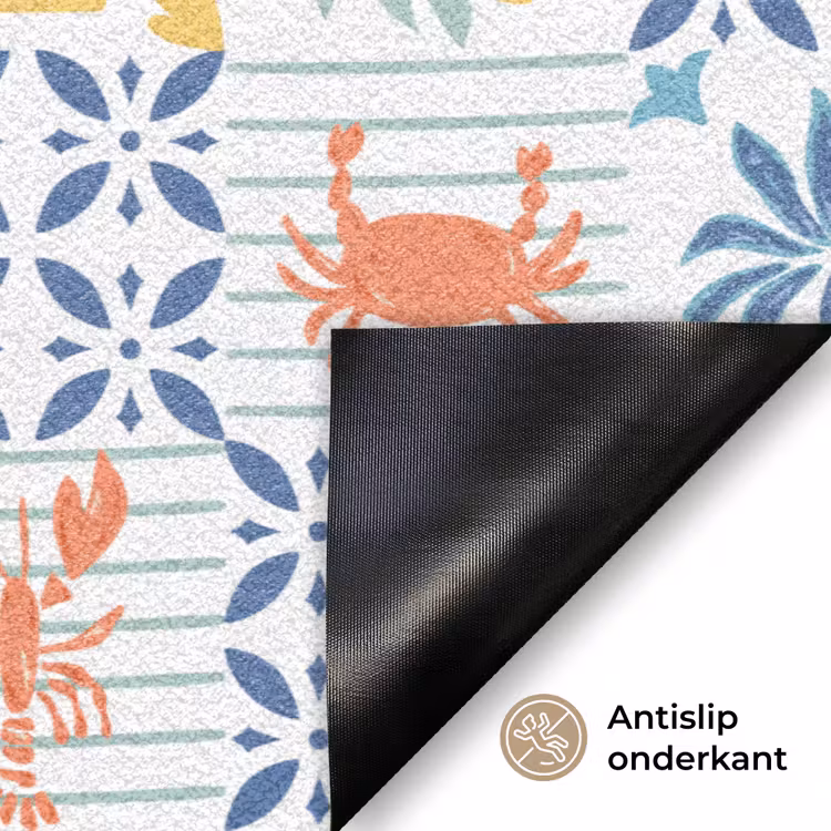 Mozaïek - Zee - Patroon Deurmat klein 898 -antislip_NL