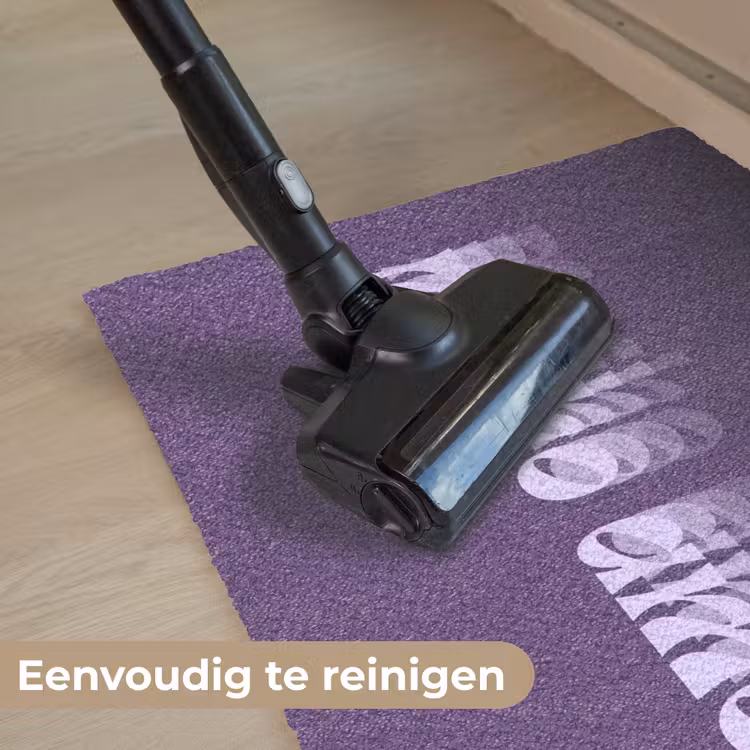 Mucho amor - Paars - Grafisch Deurmat klein -reinigen_NL