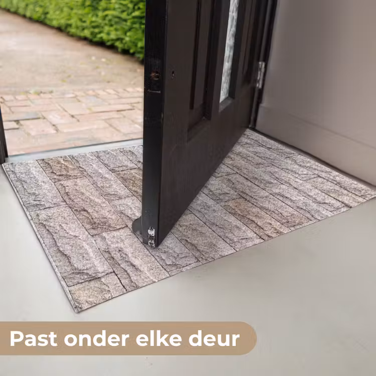 Muur - Steen - Ruw - Beige - Textuur Deurmat klein -USP_NL