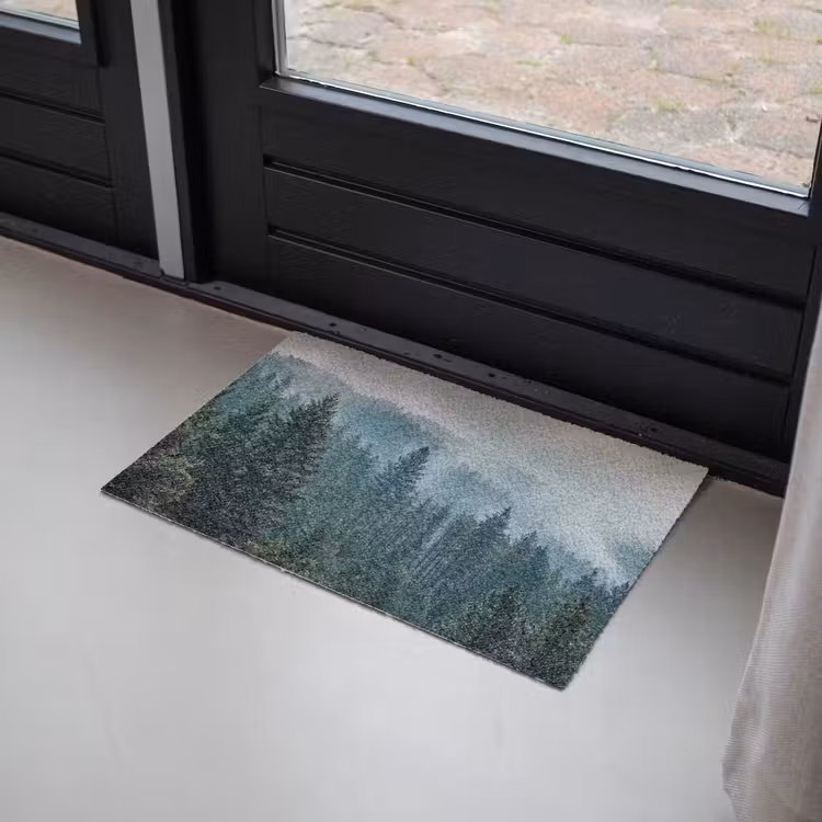 Naaldwoud - Bergen - Mist Deurmat klein -sfeer2