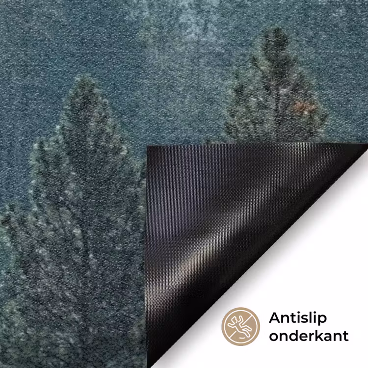 Naaldwoud - Bergen - Mist Deurmat klein -antislip_NL