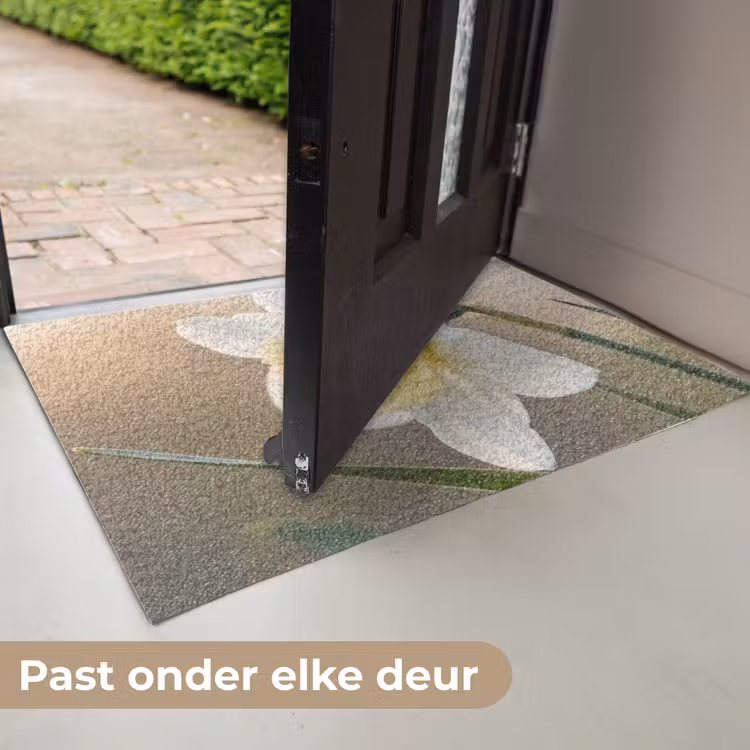 Narcis - Bloem - Minimalistisch Deurmat klein -USP_NL