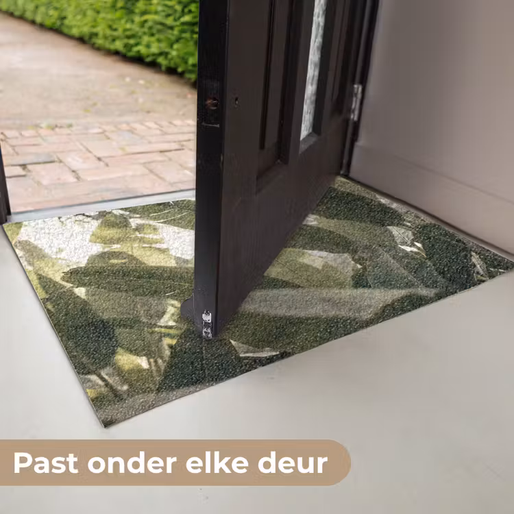 Natuur - Bladeren - Groen - Tropisch - Detail Deurmat klein -USP_NL