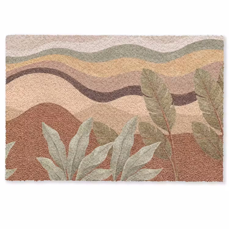 Natuur - Bladeren - Landschap - Abstract - Aardetinten Deurmat klein -zkaufland3d