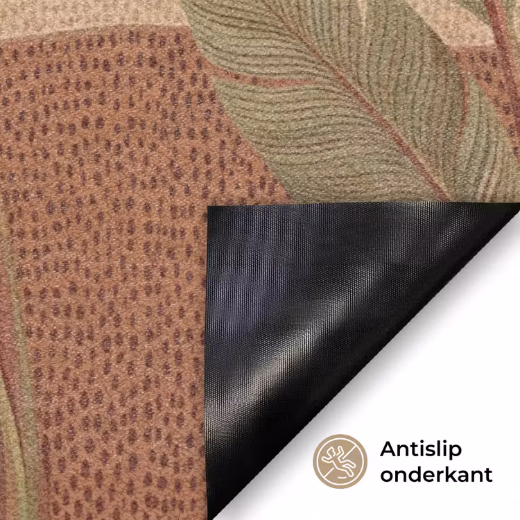 Natuur - Bladeren - Landschap - Abstract - Aardetinten Deurmat klein -antislip_NL