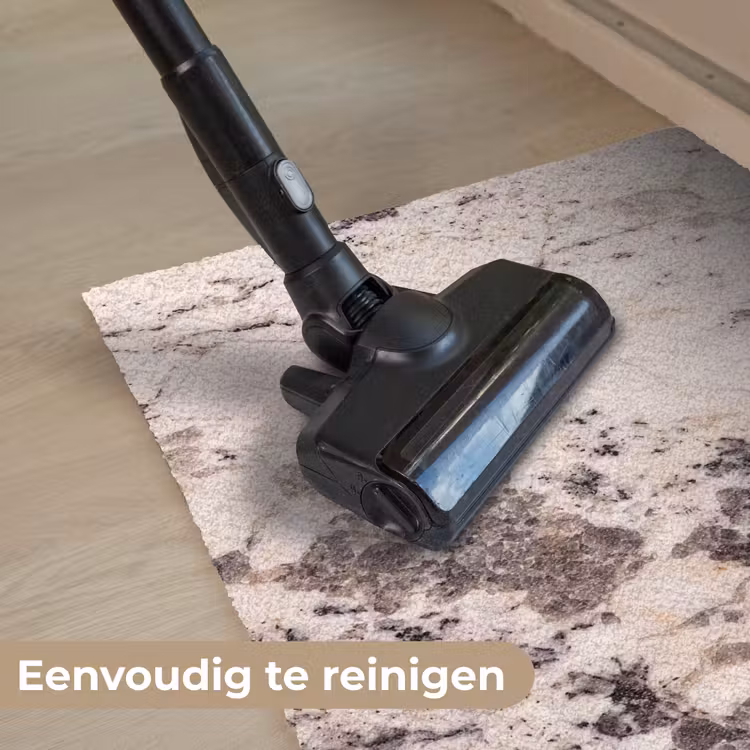 Natuursteen - Patroon - Abstract - Beige - Grijs Deurmat klein -reinigen_NL