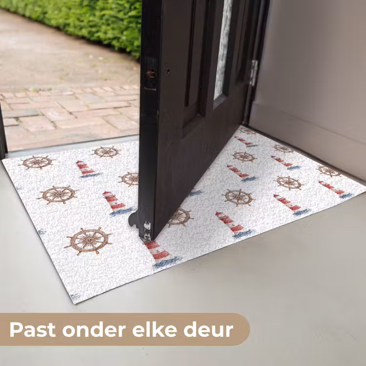 Nautisch - Klassiek - Rood Deurmat klein 898 -USP_NL