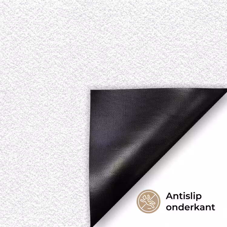 Netzakje - Roze - Illustratie - Limoenen Deurmat klein -antislip_NL