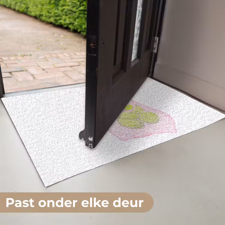 Netzakje - Roze - Illustratie - Limoenen Deurmat klein -USP_NL
