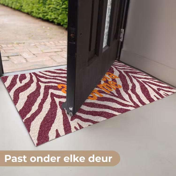 New era - Bordeaux - Zebraprint Deurmat klein -USP_NL