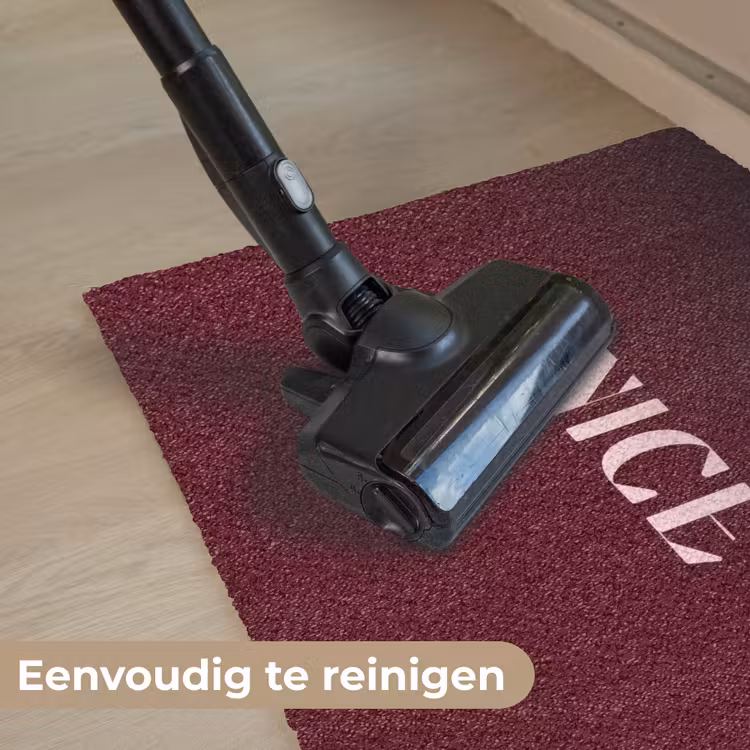 Nice - Bordeaux - Roze Deurmat klein -reinigen_NL