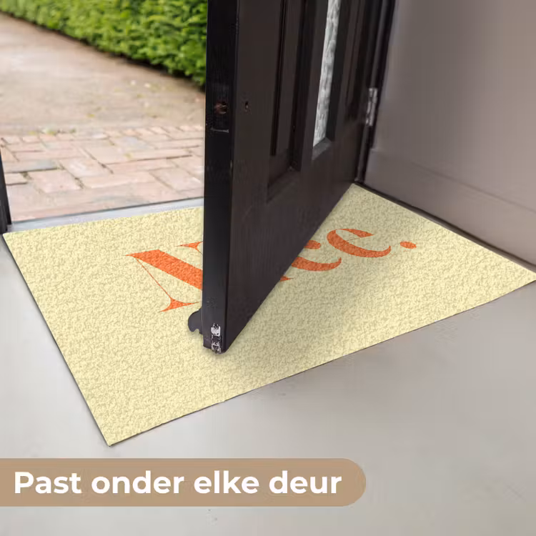 Nice - Oranje - Geel - Minimalistisch Deurmat klein -USP_NL