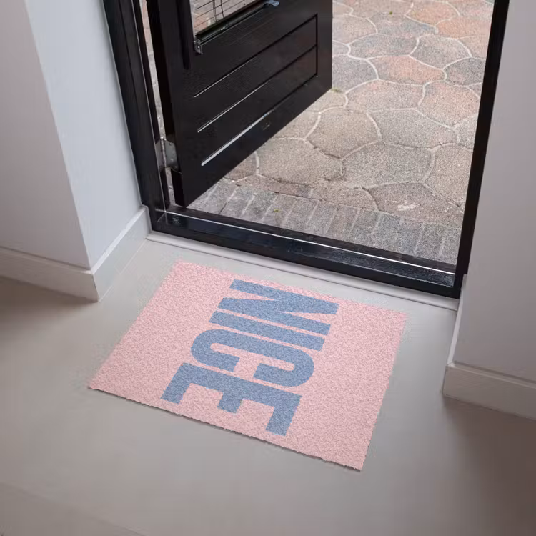 Nice - Paars - Roze Deurmat klein -sfeer5
