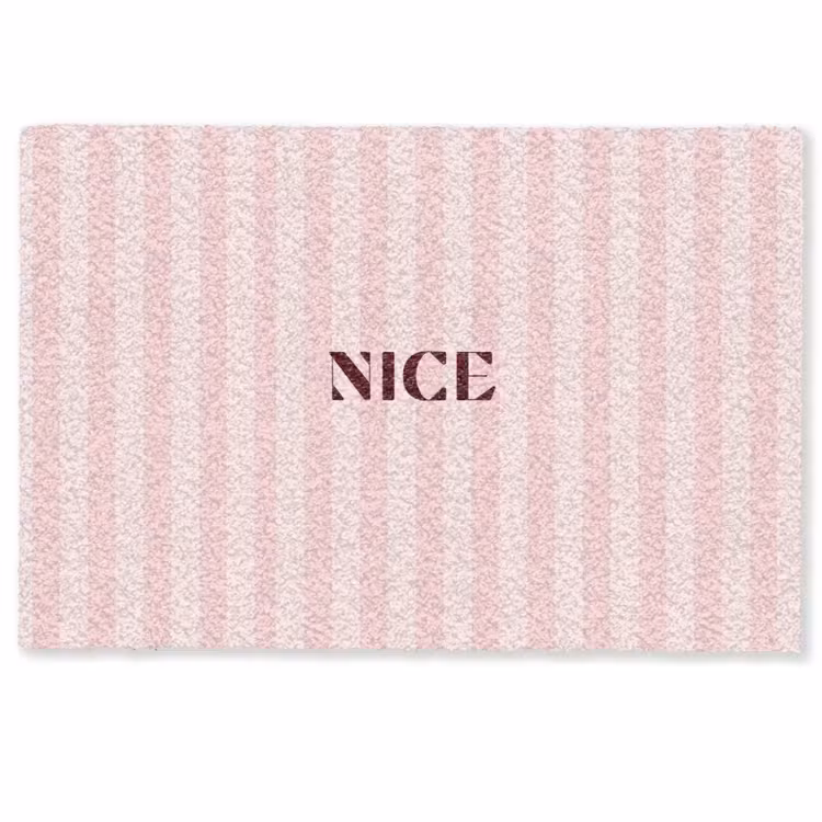 Nice - Strepen - Roze Deurmat klein -zkaufland3d