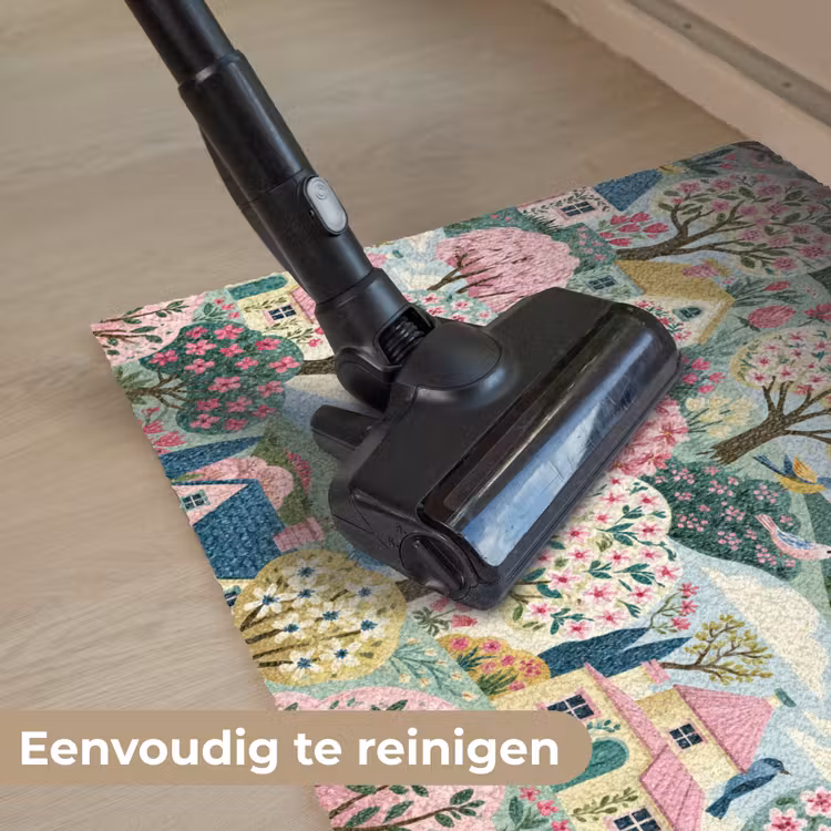 Nostalgisch - Idyllisch - Kleurrijk Deurmat klein 898 -reinigen_NL